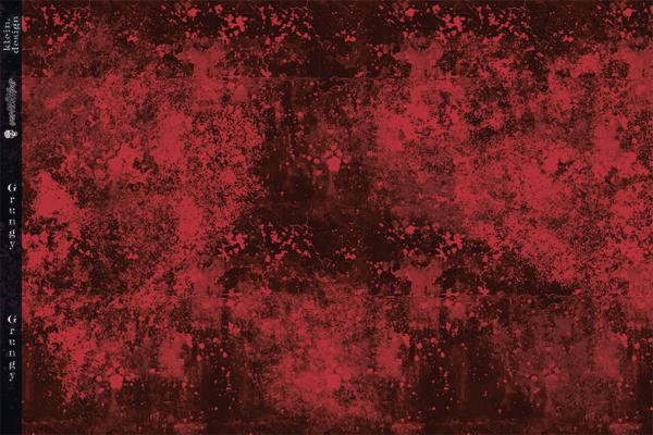 Grunge Rot - Meterware - Jersey